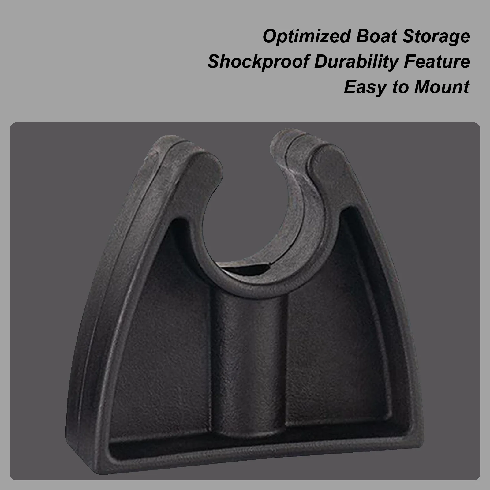 Boat Pole Light Storage Clips Black Boat Pole Light Holder Holder For Hook Organization Deck Wall Marine Ship Dock Kayak