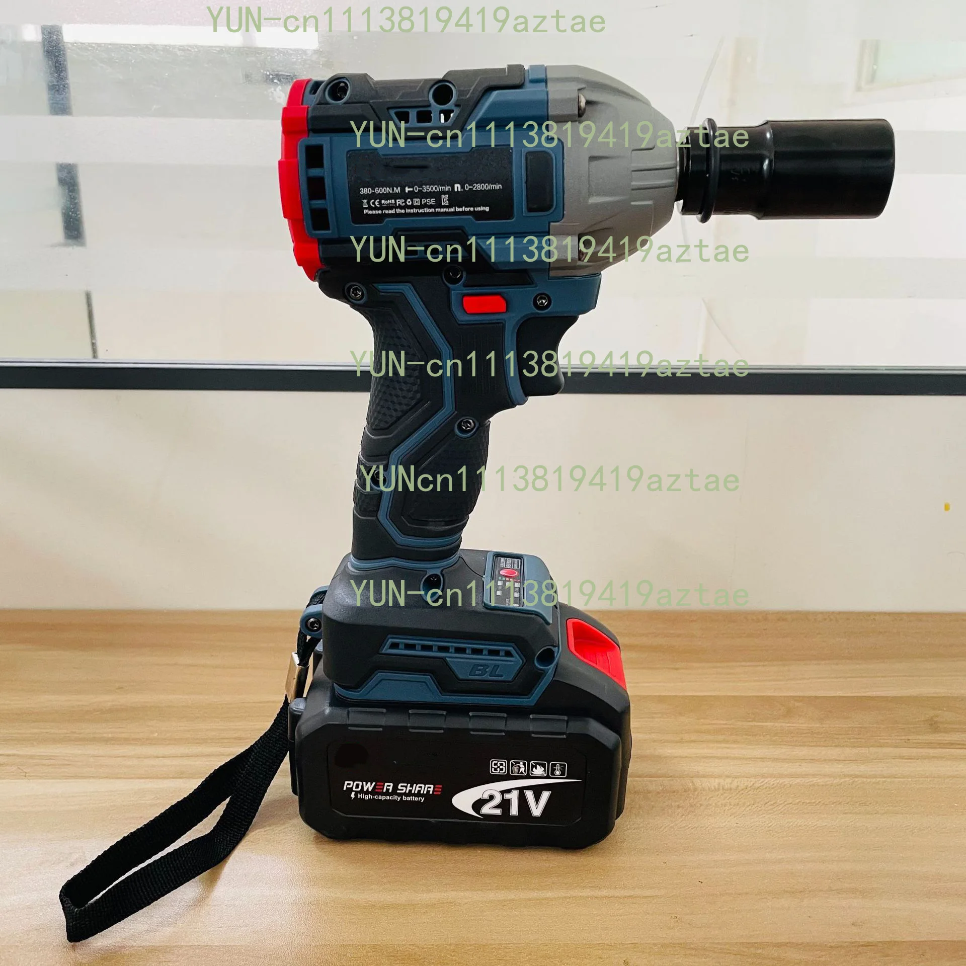 5-in-1 Brushless Cordless Power Tool Combo Kit, Rechargeable Lithium Battery Multifunctional Combination Power Tool Set