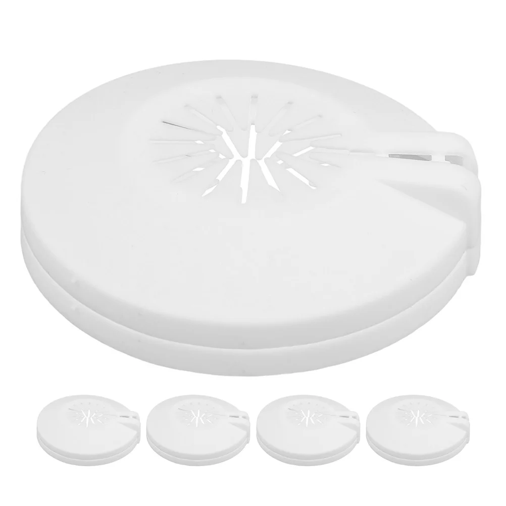 5 قطعة غطاء رأس رشاش الحريق توافق عالمي تركيب سريع تحسين جمالي تصميم بلاستيكي غير قابل للفصل