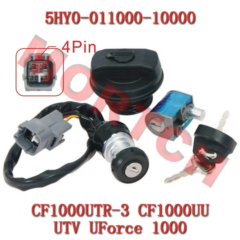 

Switch Lock Assy 5HY0-011000-10000 Ignition Key For CFMoto UTV UForce 1000 CF1000UU CF1000UTR-3