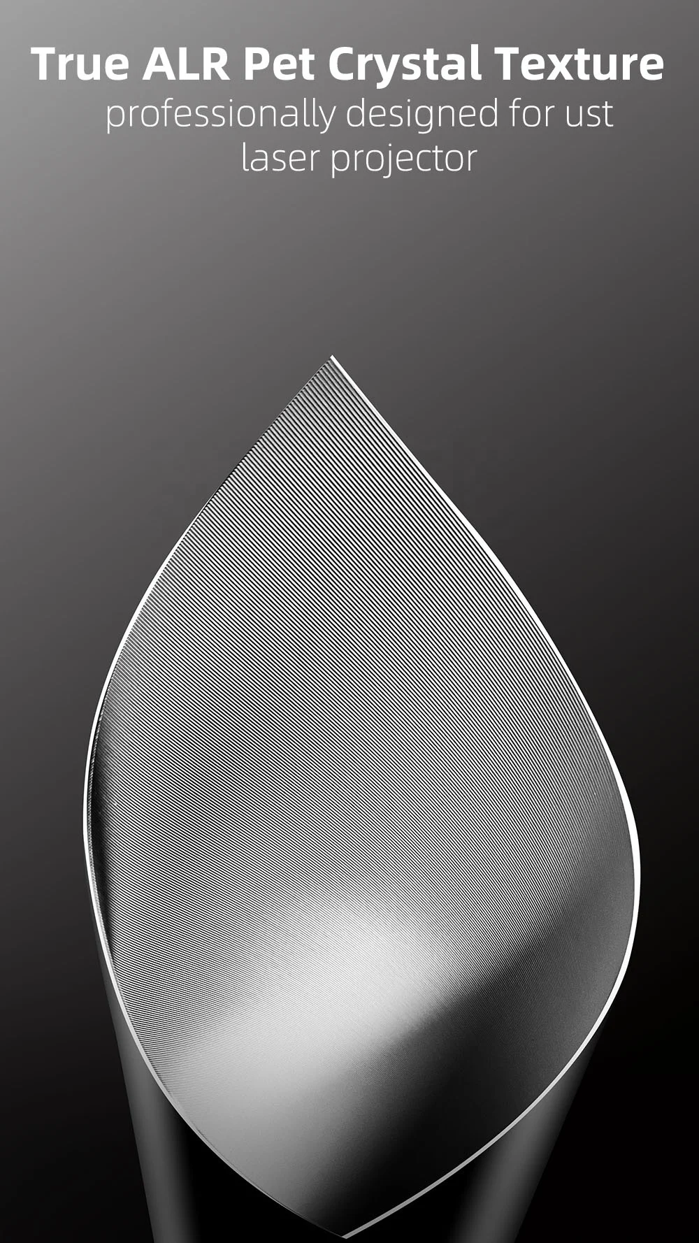 Yinzam 150 inch ALR PET Crystal Fixed Frame Screen,XY Screen Ambient Light Rejecting Projection for VAVA/Benq/JmGO