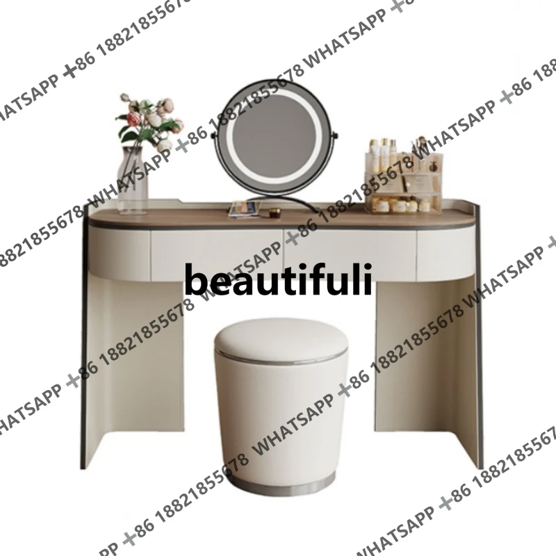 

Комод, легкий, роскошный, элитный стол, столик для макияжа, встроенный седельный кожаный столик для макияжа