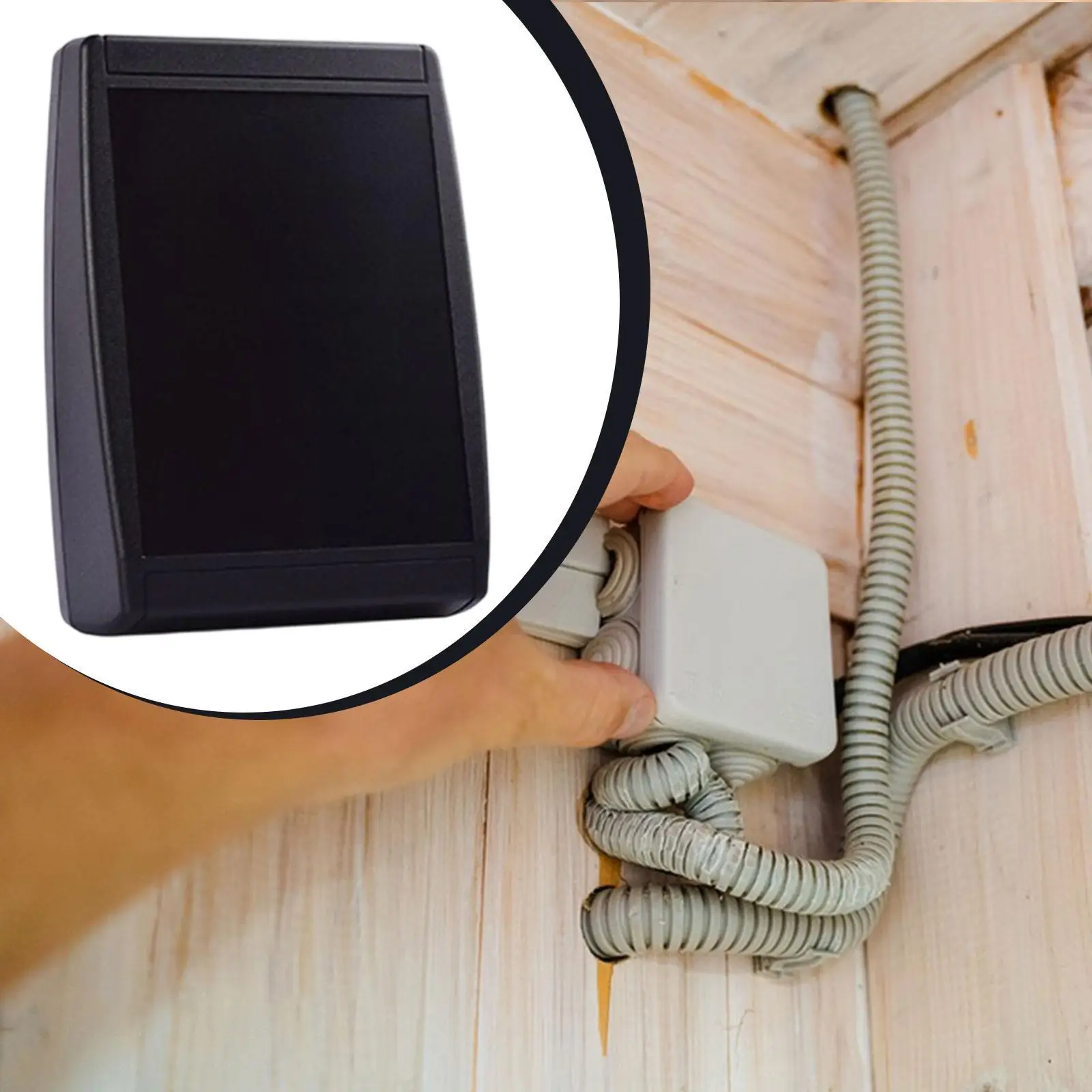 Electronics Project Enclosure Durable Plastic Case for Detection Device Assembly DIY Applications