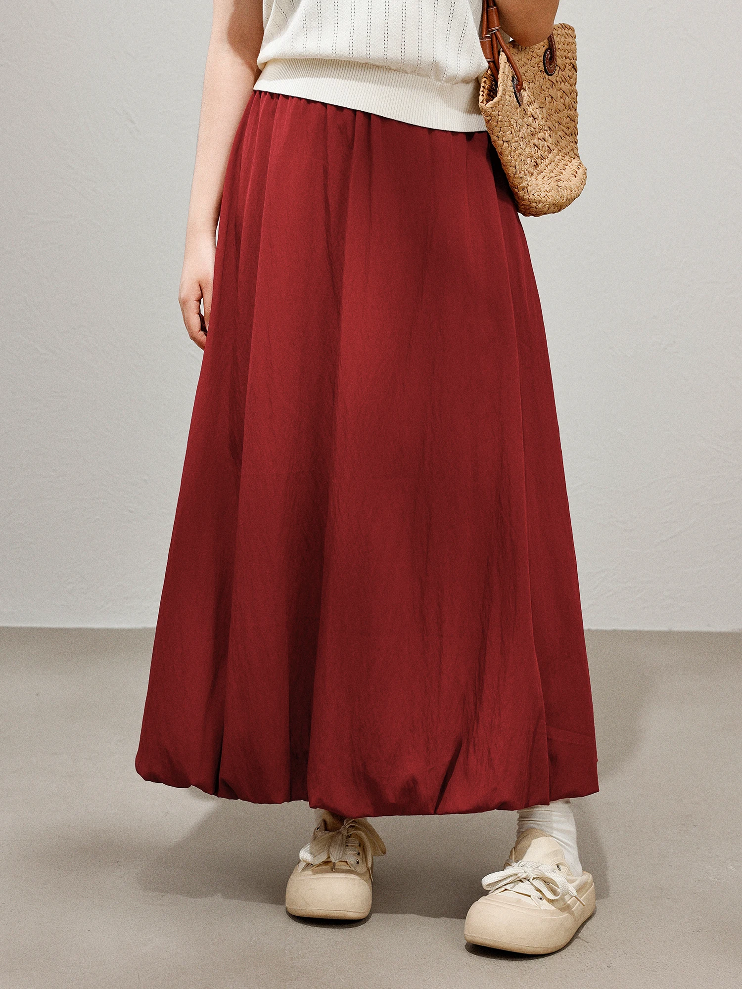 

Женская летняя юбка миди с цветочным принтом и завышенной талией, больших размеров, тонкая, струящаяся, стройнящая, скрывающая недостатки фигуры, А-силуэт, для Пасхи