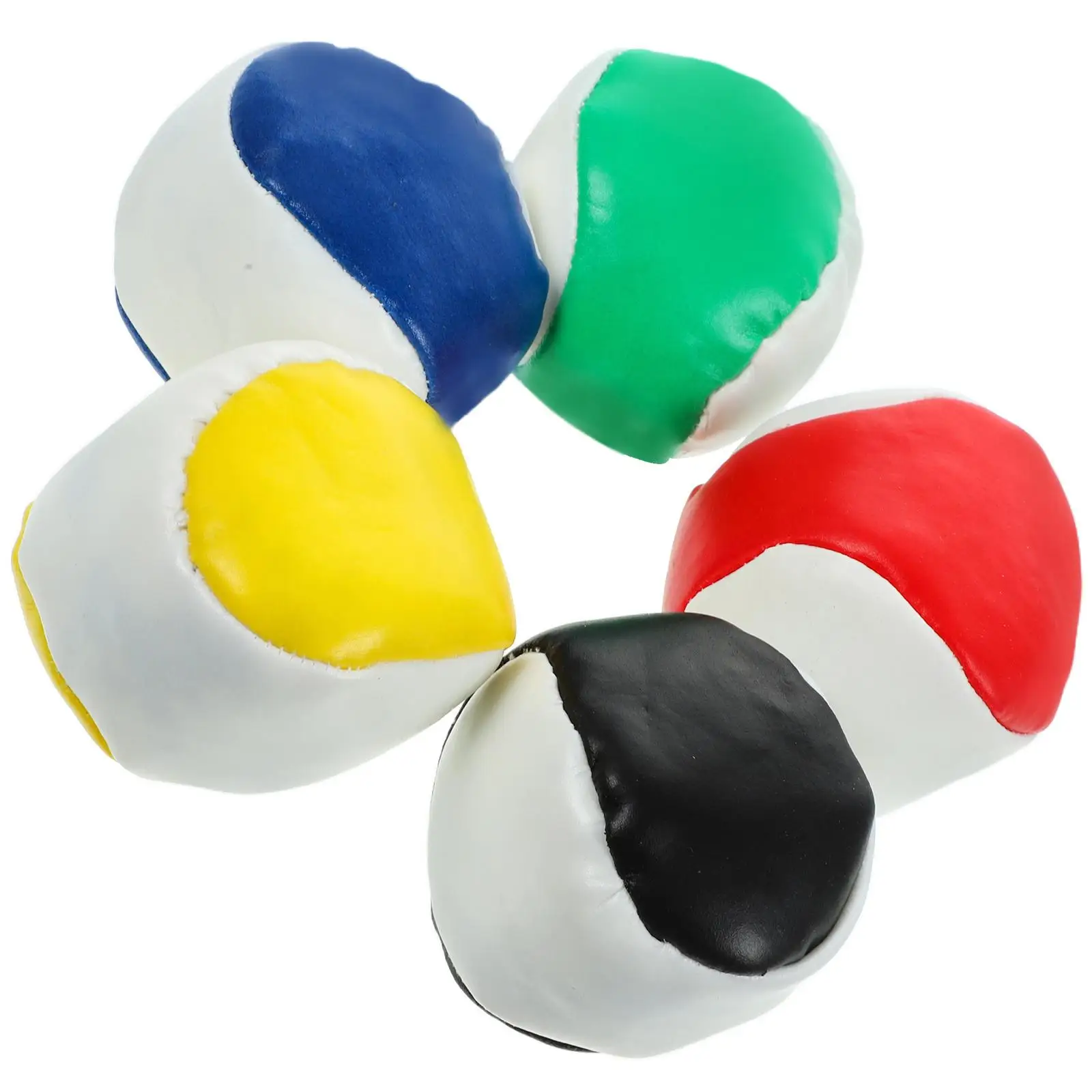 

5 Pcs Sandbag Reusable Bean Bags Throwing Game Toys Flat Foam Pvc Outdoor Small Beanbags