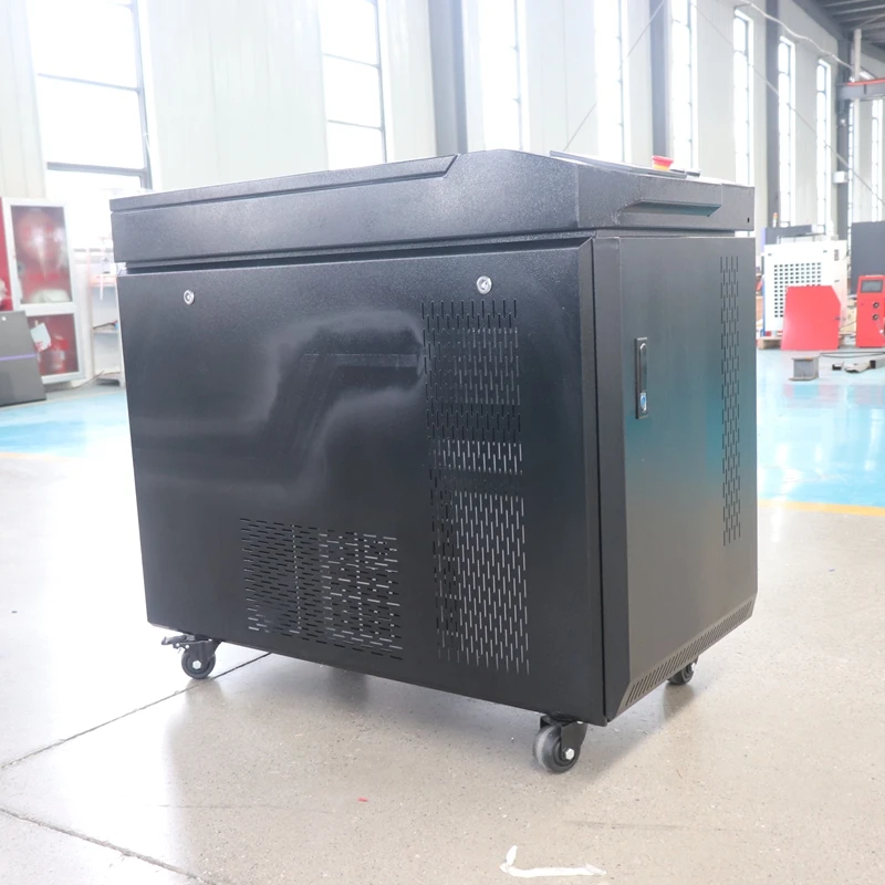 Portable Metal Rust Removal Continous 1000w Fiber Metal Rust Laser Cleaning Machine 1500w 2000w Cleaner Customized Color