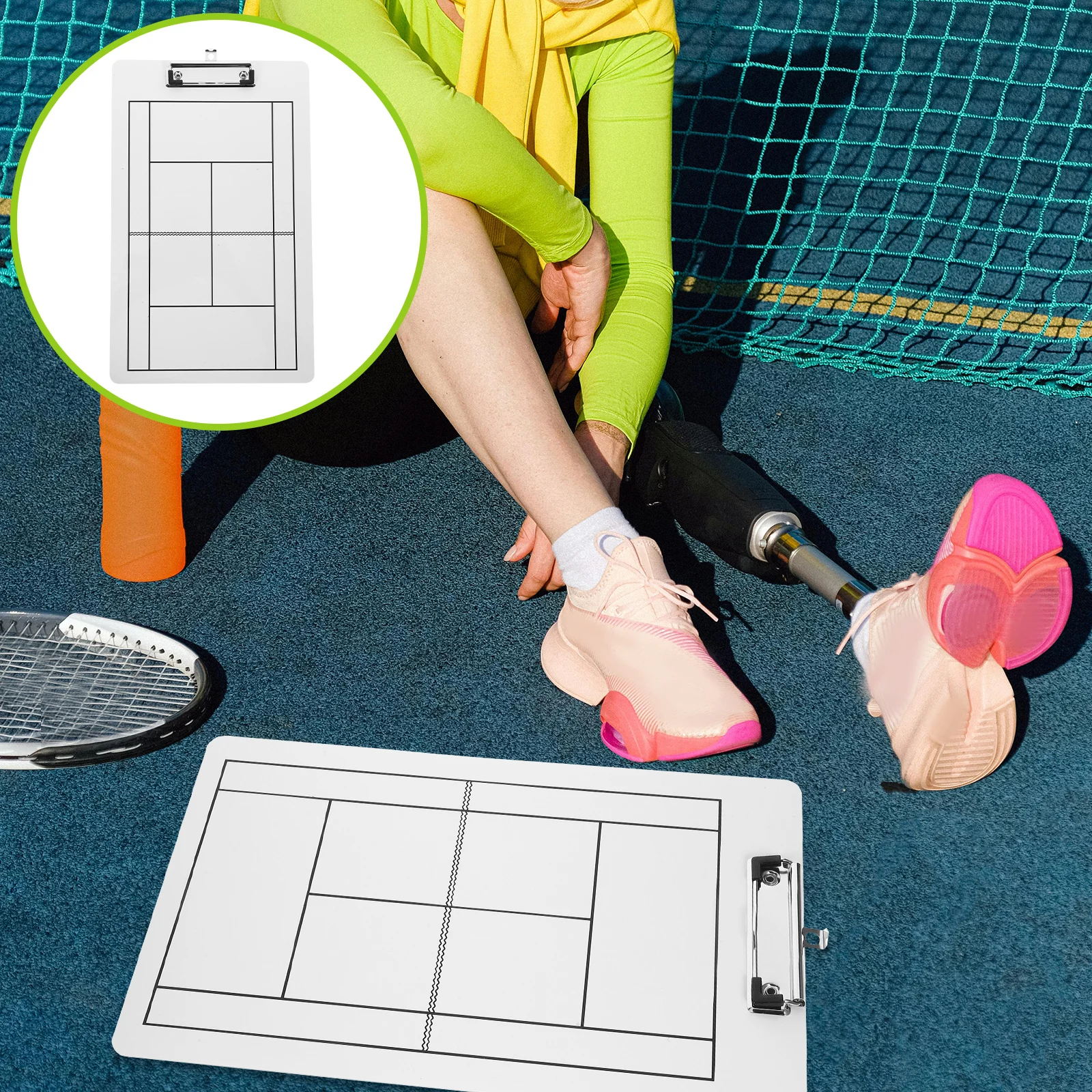 

Tactical Board For Coaches Strategy Training Tool Tennis Hockey Dry Erase Board Competition Clipboard Team Sports