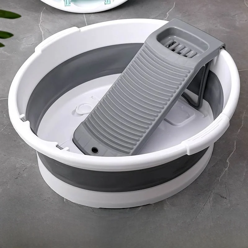 

Large Size Inteated Laundry Board And Basin Baby Special Waing Basin Staing Plastic Clothes Waing Basin Home Use