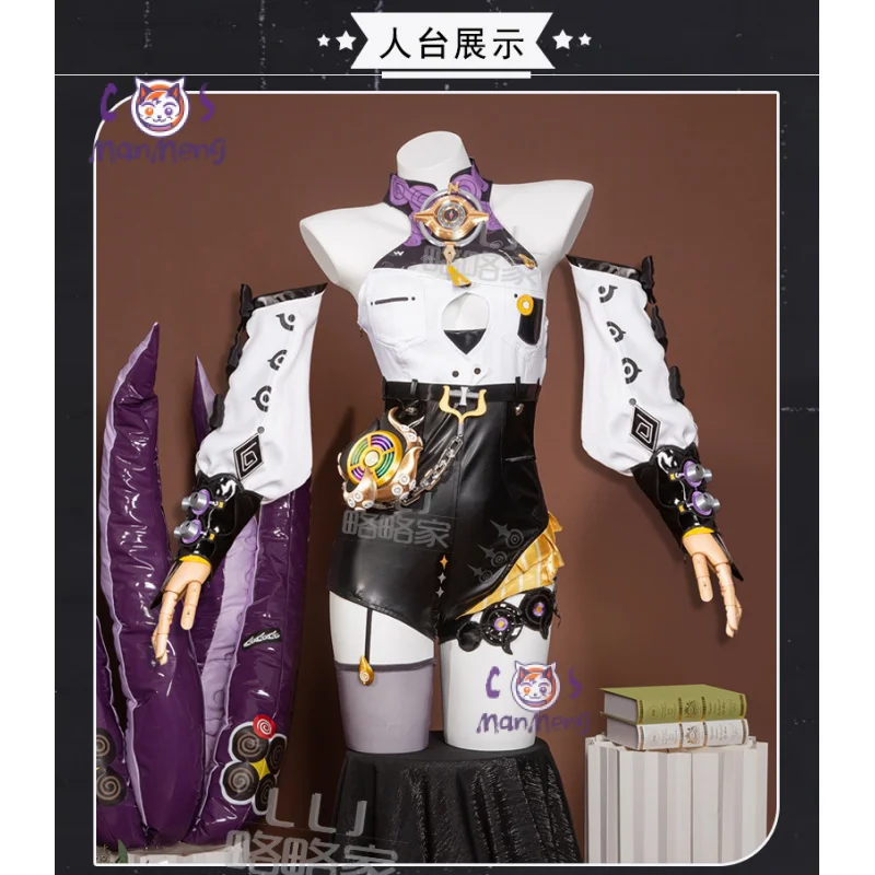 

Yidhari Cosplay Costume Game Zenless Zone Zero Women new one-piece clothe hat tail prop sleeves Halloween carnival sweet uniform