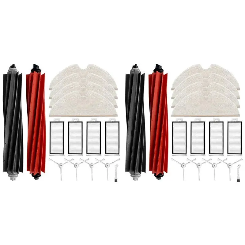 Горячий комплект аксессуаров SV-2, комплект аксессуаров для Roborock Q8 Max/Q8 Max +/Q5 Pro, робот-пылесос, запасные части, фильтры с роликовой щеткой