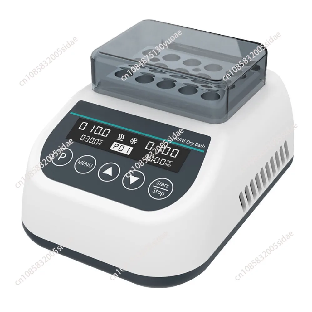 Mini Dry Bath Incubator Lab Metal Bath Constant Temperature Lab Thermostat Heater Incubator with Heating Block 0.2/0.5/1.5/2ml