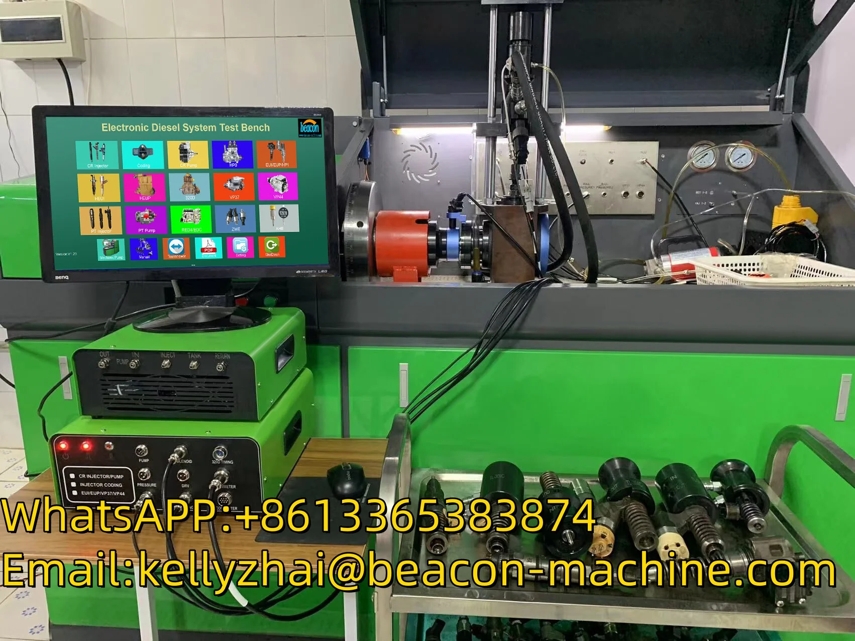 

Promotion Newest Machine Auto Repair Stand Common Rail Tester Simulator CRS960s CR HEUI EUI EUP Injector Pump Test System Bench
