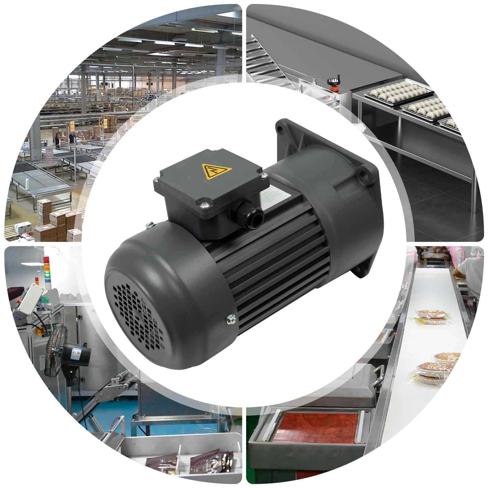 400W Vertical Gear Motor, 90N·m Torque, 1:40 Ratio for Industrial Automation & Robotics & Machinery (220V/380V, GV22 Model)