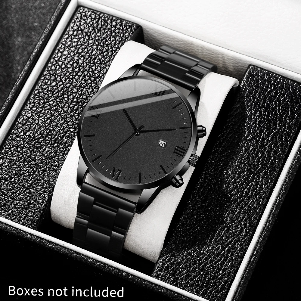 1-piece men's watch, analog dial, combining fashion and business, a perfect timepiece
