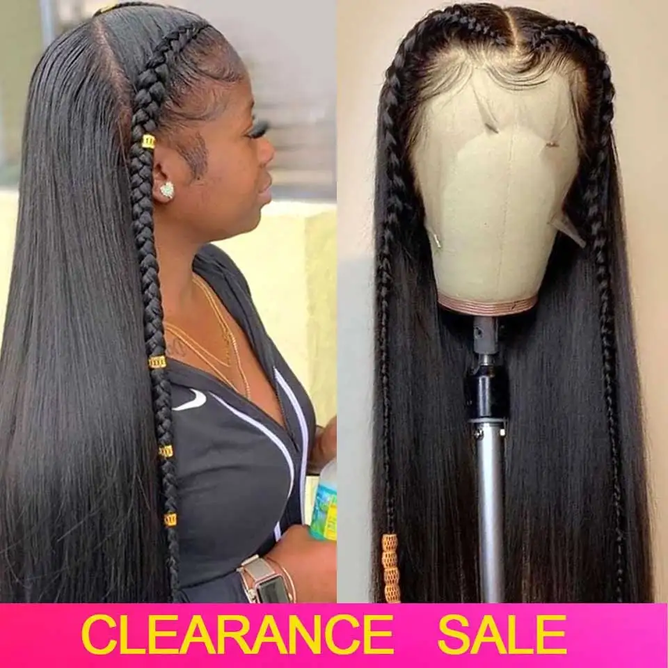 13X4 13X6 Hd Human Hair Lace Frontal Wigs 30 Inch Straight Lace Front Human Hair Wigs Remy Brazilian Bone Straight Hair Wigs