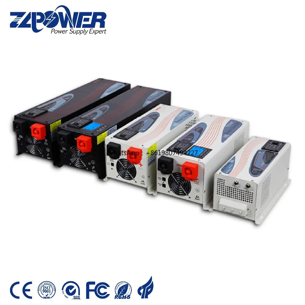 

Home Inverter Charr 5000W/6000W DC to AC Low Frequency Pure Sine Wave Hybrid Solar Inverter Single Output 12KW 120V Start Volta