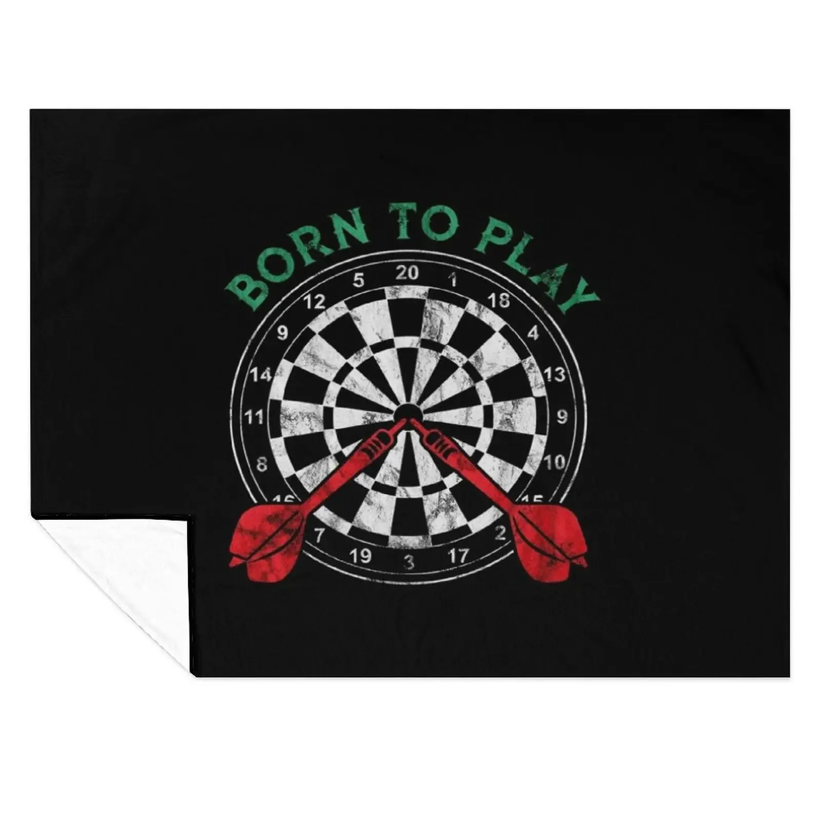 

Born to play darts Throw Blanket Decorative Sofas Loose Soft Plush Plaid Luxury Brand Blankets