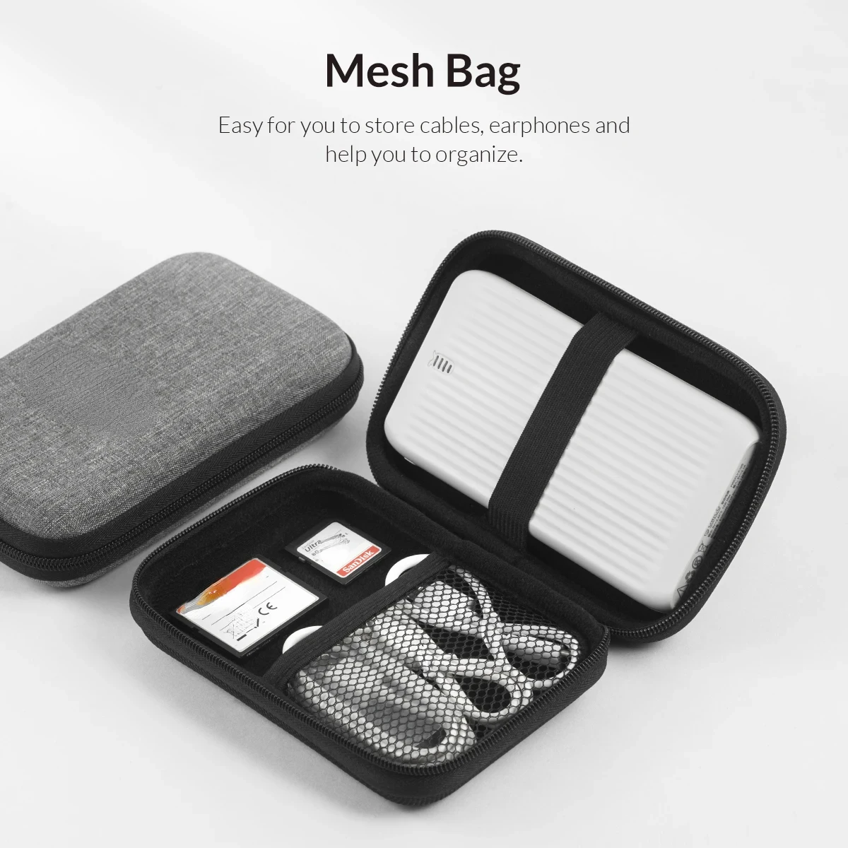 

2.5 inch hard disk box solid color protection bag portable hard disk case suitable for hard disk storage protection