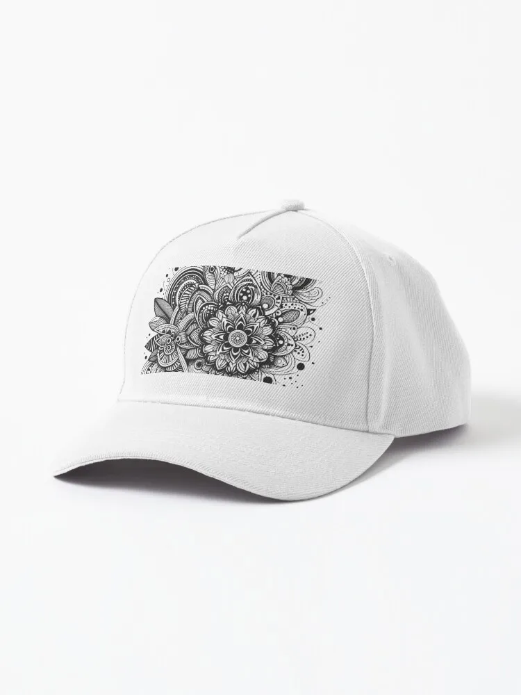 Zentangle Metamorphosis: Butterfly Mandala Evolution Cap For Women Men Hip Hop Cap Street Baseball Hat