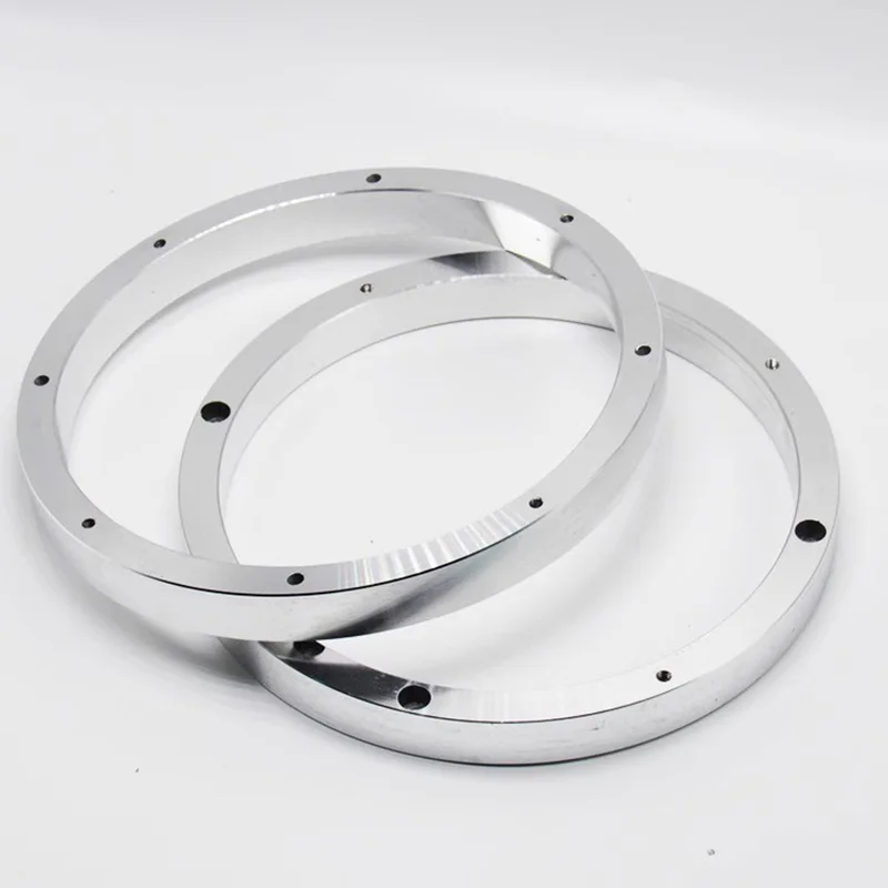 6.5 "بوصة المتكلم فاصل حلقة سيارة مضخم الصوت سبائك الألومنيوم مخصص تصاعد قوس محول ID145mm x OD168mm #4