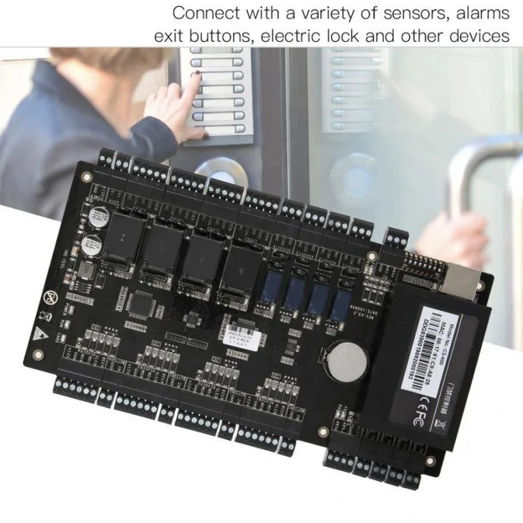 Zk Teco-sistema de bloqueo de seguridad inteligente, tarjeta de proximidad RFID, Panel de Control de acceso, placa ZK C3-400, SDK, 4 puertas