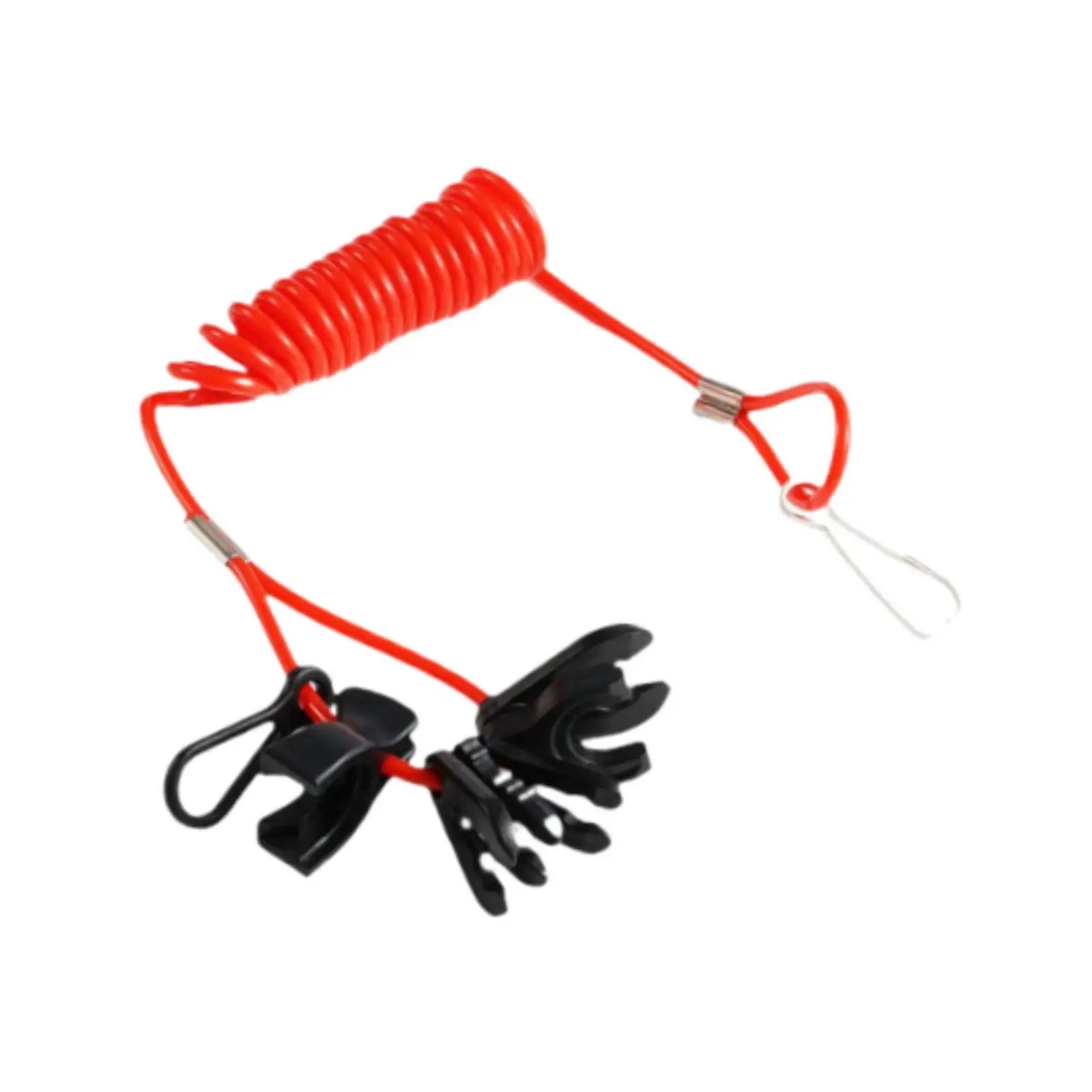 

Boat Kill Stop Switch Lanyard Sturdy with 7 Keys and Buckle 1.6M Replace Cord Outboard Engine Ignition Tether for Yamaha