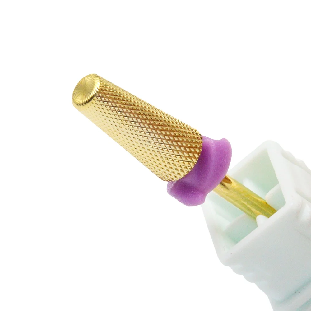 New Gold 2Way 5 IN 1 Carbide Multi-function Round Tungsten Carbide Nail Milling Drill Bits Double Hand Use