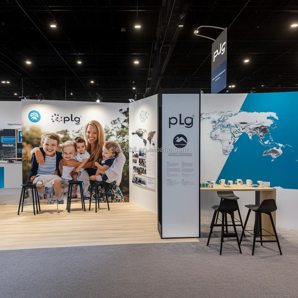 20x20 وحدات كشك المعرض تصميم مخصص الحدث دفعات المحمولة المعرض التجاري كشك عرض المعرض معرض الوقوف لأمريكا IMEX