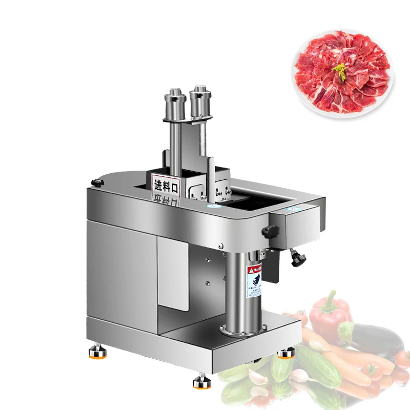 Fresh Beef Thinner Slicing Machine Frozen Bacon Ham Meat Slicer Machine Hot Pot Meat Slice Cutting Machine