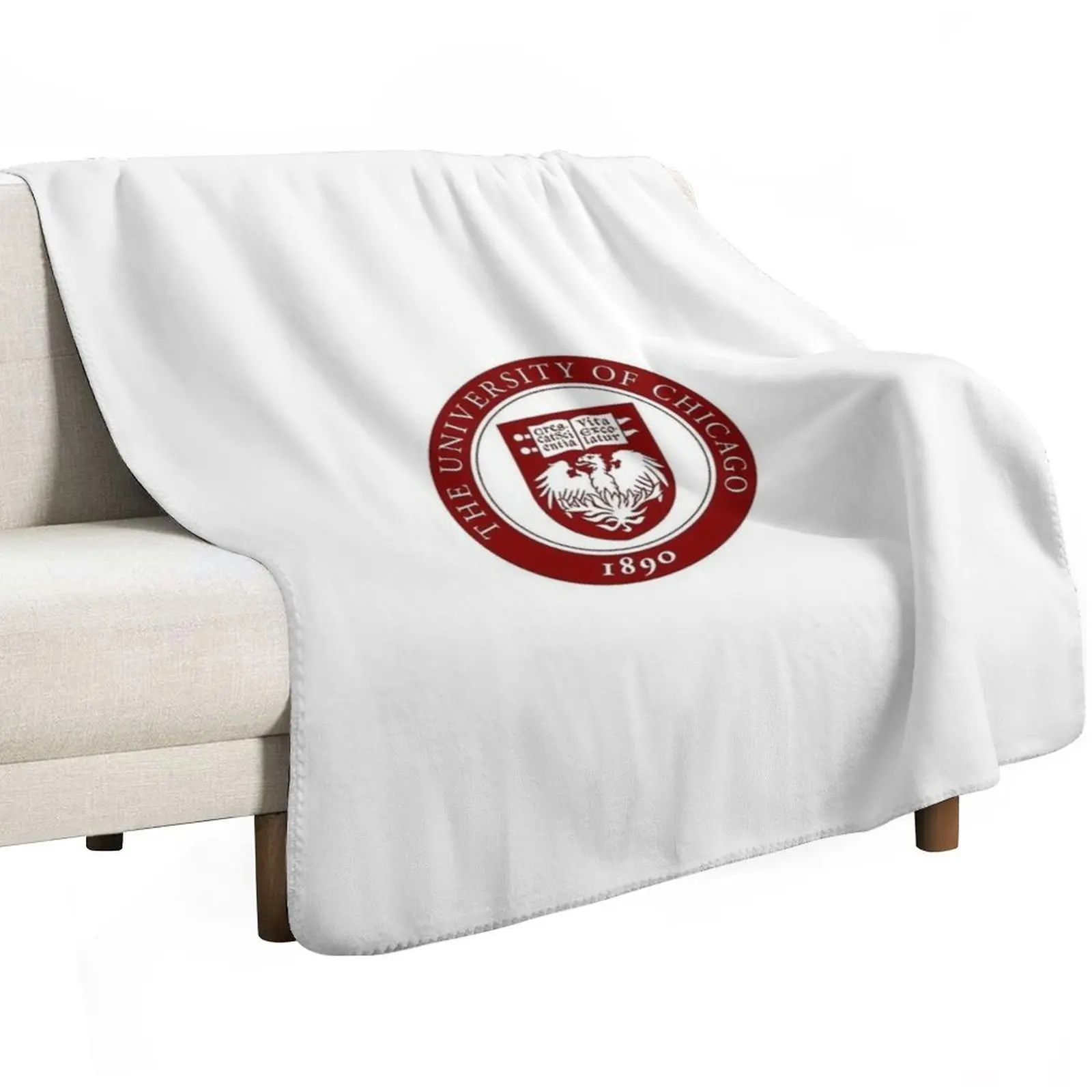 University of Chicago Throw Blanket decorative Sofa Throw Decorative Throw Furry Beach anime Blankets