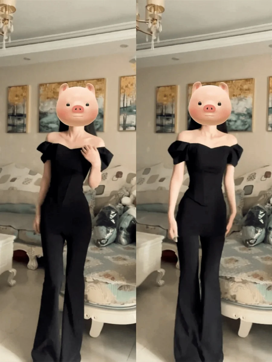 Bla-oulder ort-Sve Wyszczuplający Top Damski Fibone w Stylu Koreańskim, Idealny na Dojazdy do Pracy, Modny, Letni, Casualowy