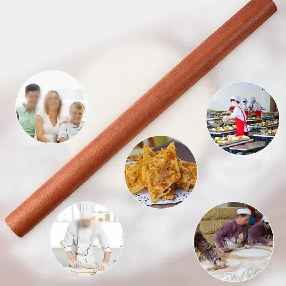 25/30/40/50/60cm Wood Rolling Pin Natural Wood Dough Roller French Dumpling Rolling Pin For Baking Pasta Pizza Dough Bakeware