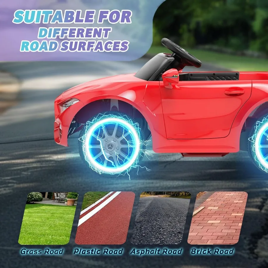 รถยนต์ของเล่นเด็ก CLS 350 12V ขับเคลื่อนด้วยแบตเตอรี่ พร้อมระบบควบคุมสำหรับผู้ปกครอง ระบบกันสะเทือนแบบสปริง สำหรับเด็กผู้หญิง