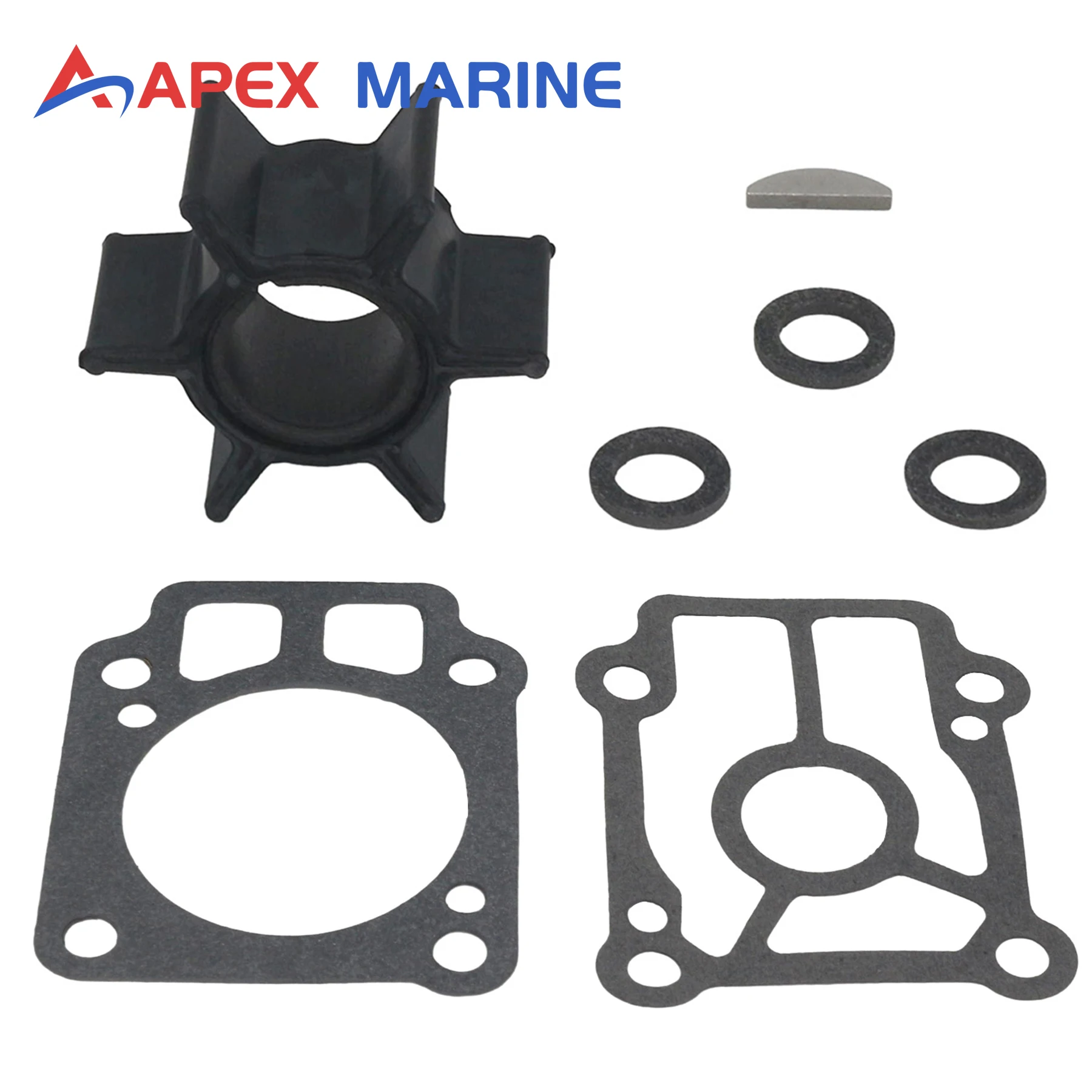 3R0650210M Impeller Repair Kit Fits for Nissan Tohatsu 4 Stroke NSF/MFS 25 30 HP Boat Engine Parts Replacement 3R0-65021-0