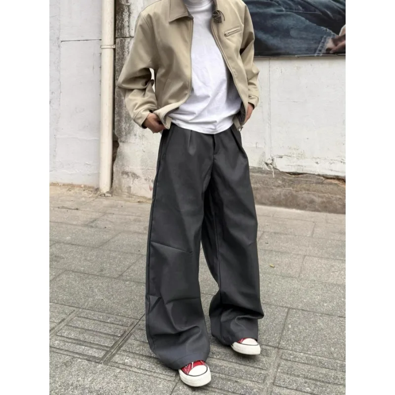 

New Trendy Fashionable Curved Knife Casual Men's and Women's Outdoor Sports Casual Wide Free Comfortable Floor Length Pants