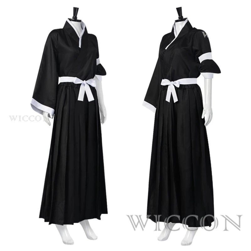 Cosplay Full Outfit Costumes Kuchiki Rukia Cosplay Costume Ichigo Die Pa Soul Society Shinigami Kimono Thousand-Year Blood War