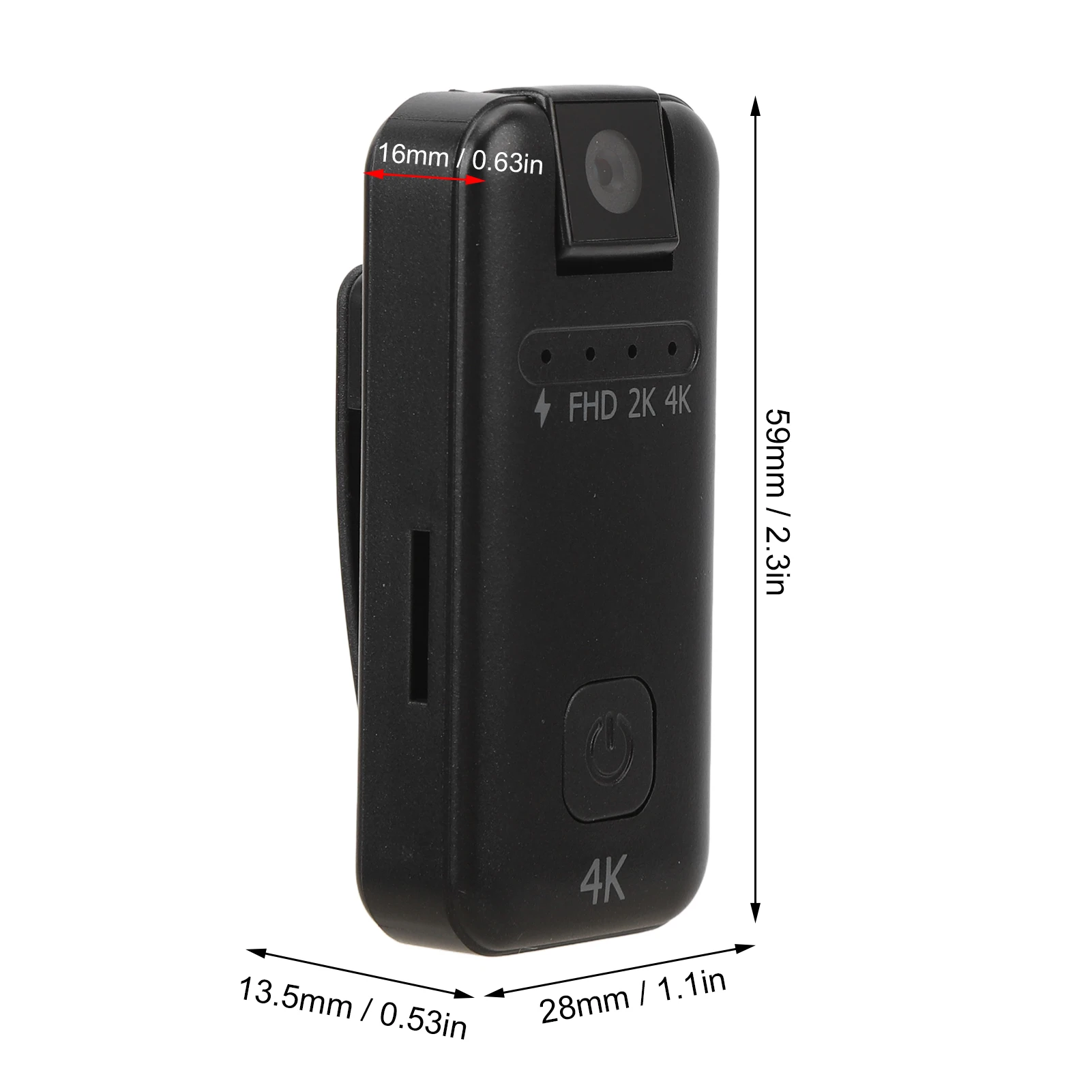 4K HD Camera Photo Video Recording Timelapse Camera Outdoor Recorder Auto Image Correcting Rotatable Lens Photo Video Camera