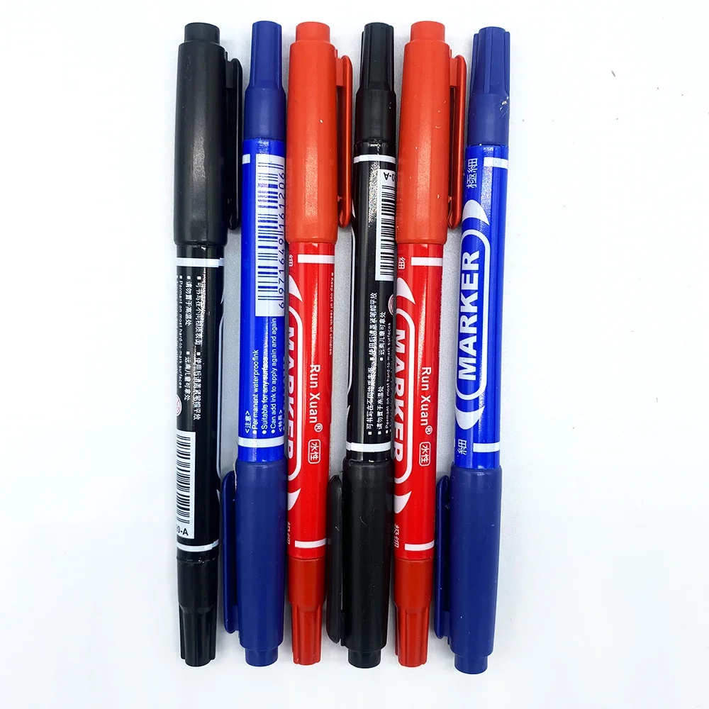 

Tattoo Marker Pen 0.5mm and 1mm Makeup Eyebrow Microblading Thin Scribe Tool Piercing Marker Position Pen 5pcs