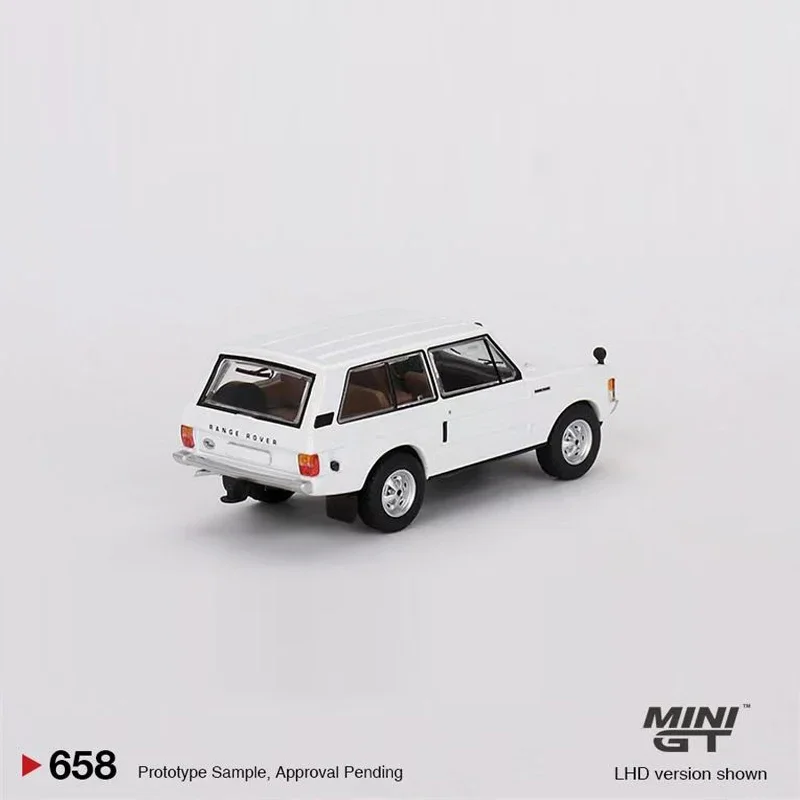 MINI GT 1:64 Model Car R Rover Alloy Die-Cast Vehicle Collection #658 White