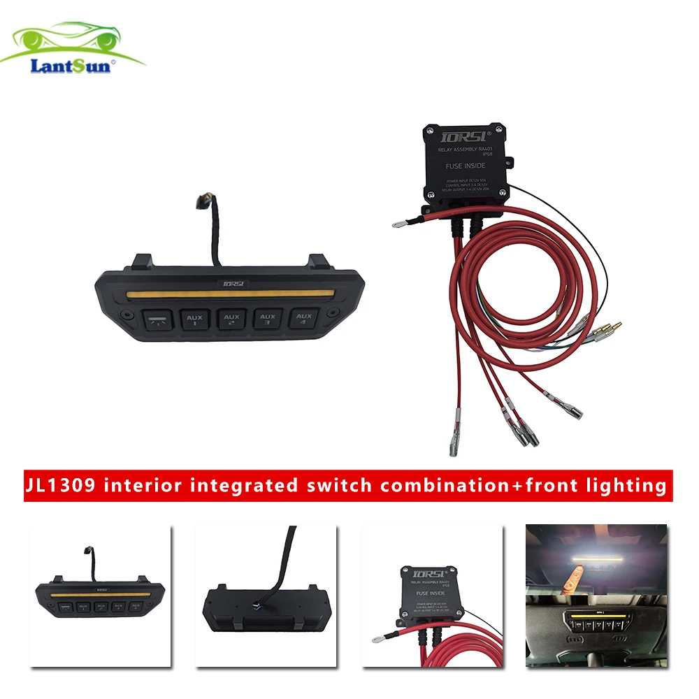 

Offroad Switch Integration Led Light Decorative Lighting for Jeep Wrangler JL 2018-2023 LANTSUN JL1309