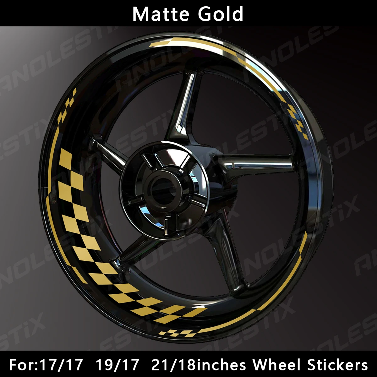Pegatinas reflectantes para rueda de motocicleta, calcomanía de cubo, raya de llanta de 17 pulgadas para YAMAHA, Honda, Kawasaki, Suzuki, BMW, KTM,