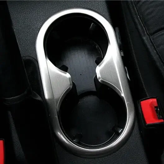 For Volkswagen Jetta MK6 2012-2014 Stainless Steel Water Cup Holder Decoration Frame Sticker Car-styling Auto Accessories