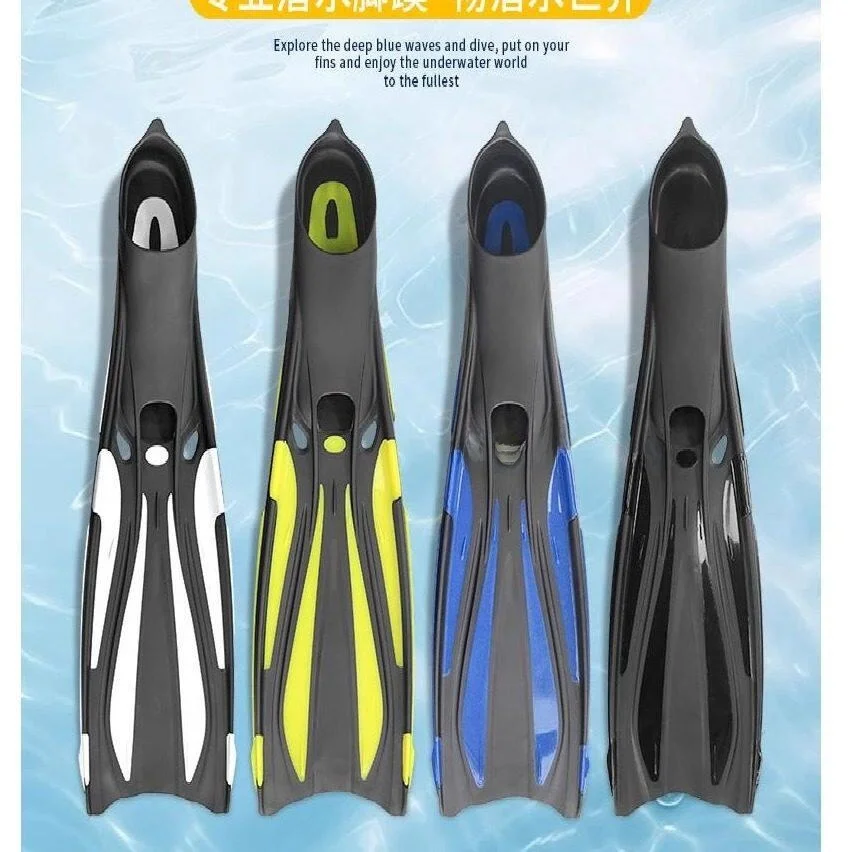 professional-dive-duck-webbing-swimming-fins-adult-and-child-sizes-men-women-three-treasures-frog-shoes-snorkeling-equipment