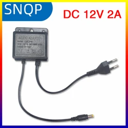 AC/DC 12V 2A CCTV Camera Power Adapter Waterproof Outdoor Power Supply EU US Plug Adapter CCTV Camera Charger
