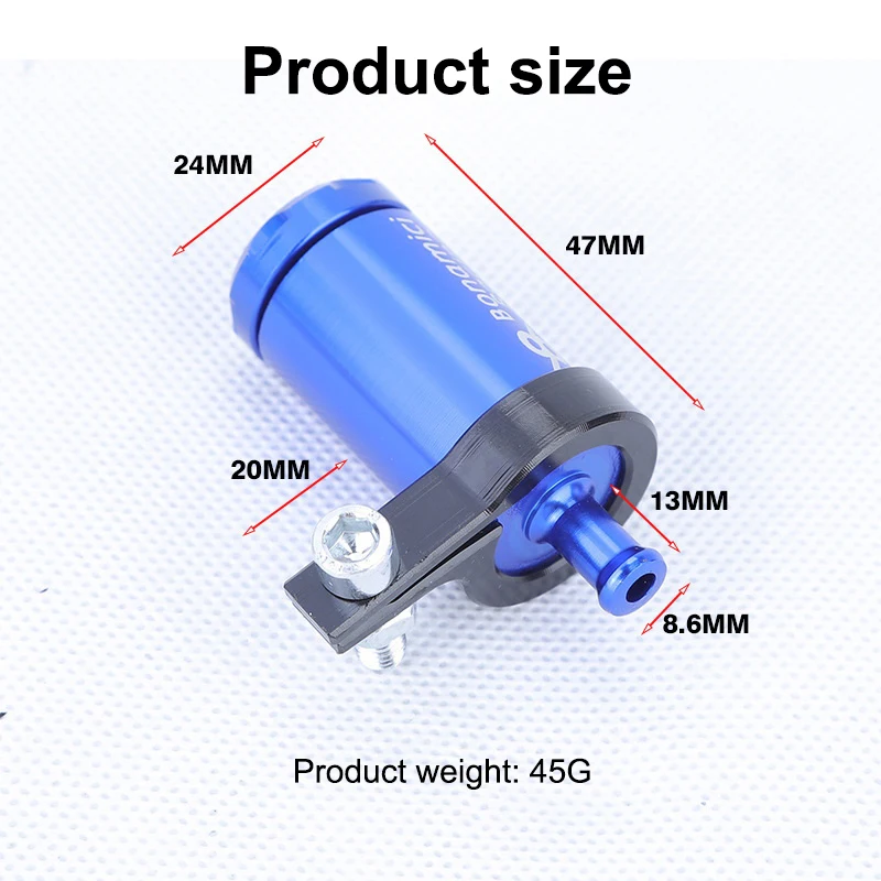 Filtro de aceite de alto rendimiento, copa de aceite de aleación de aluminio para piezas de motor de rendimiento automático, cilindro de aleación de aluminio, 1 ud.