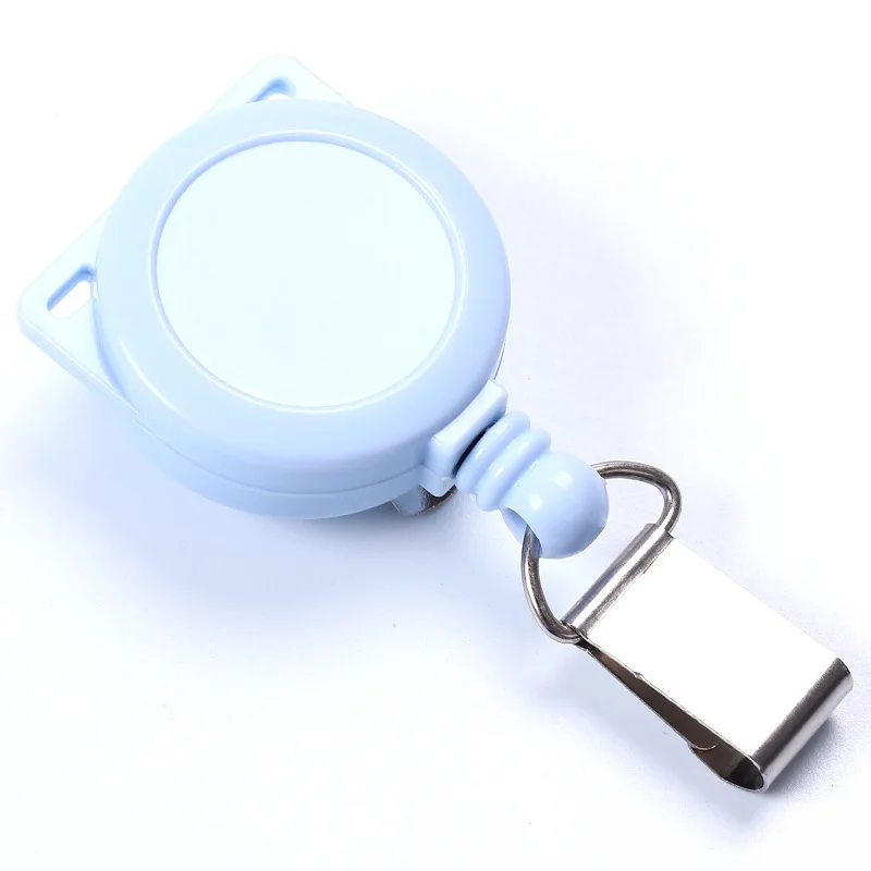 Mini Retractable Gourd Buckle Badge Reel Easy To Pull Buckle Cable Pulling Device Retractable Hanging Rope Badge Holder