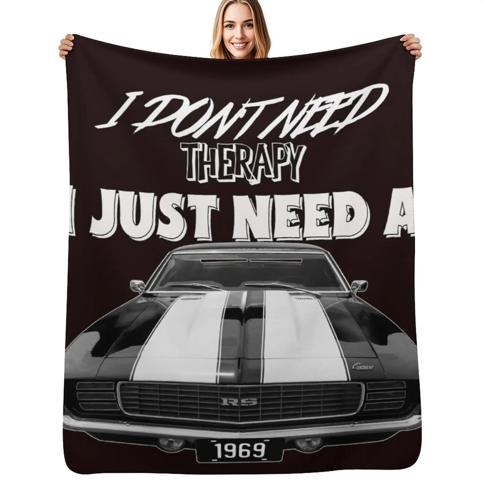 

Camaro therapy Throw Blanket Sofa Decorative Throw bed plaid For Baby Blankets