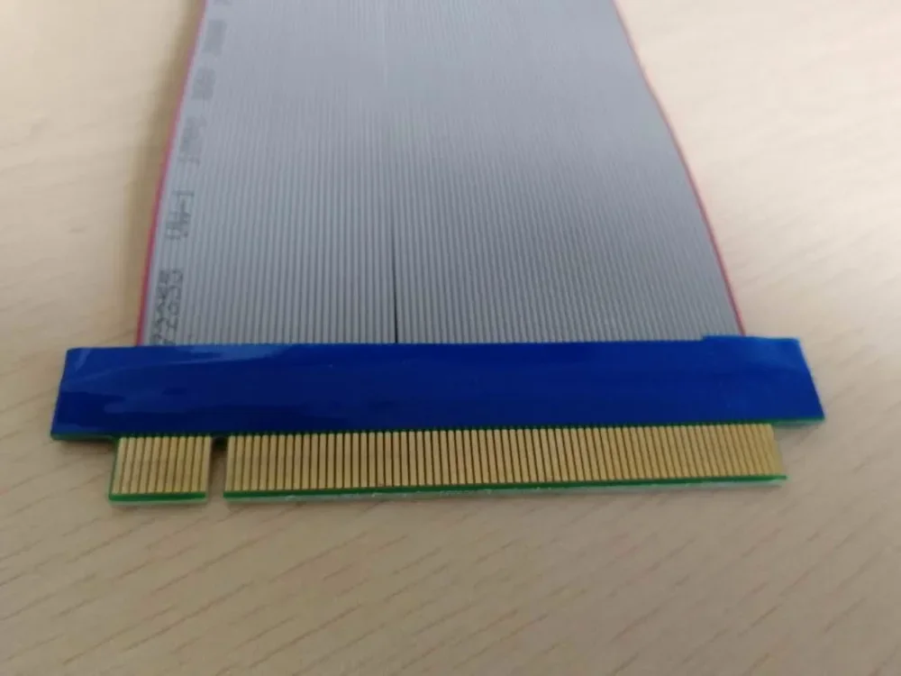 1X16 PCI-e express 수-암 익스텐더 라이저 카드 플렉시블 케이블