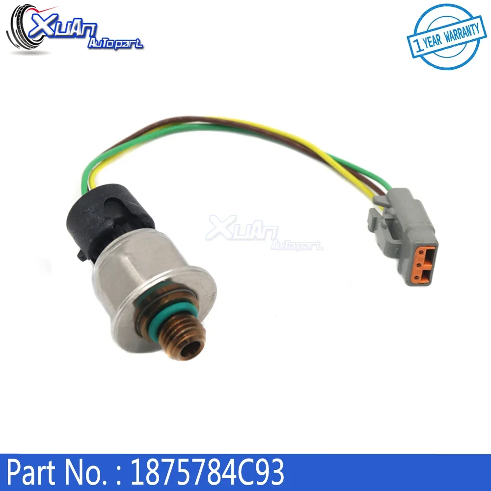 XUAN 1875784C93 Oil Fuel Pressure Sensor Transducer For International Navistar MAXXFORCE DT 9 10 Replace 3PP6‑21 1875784C92