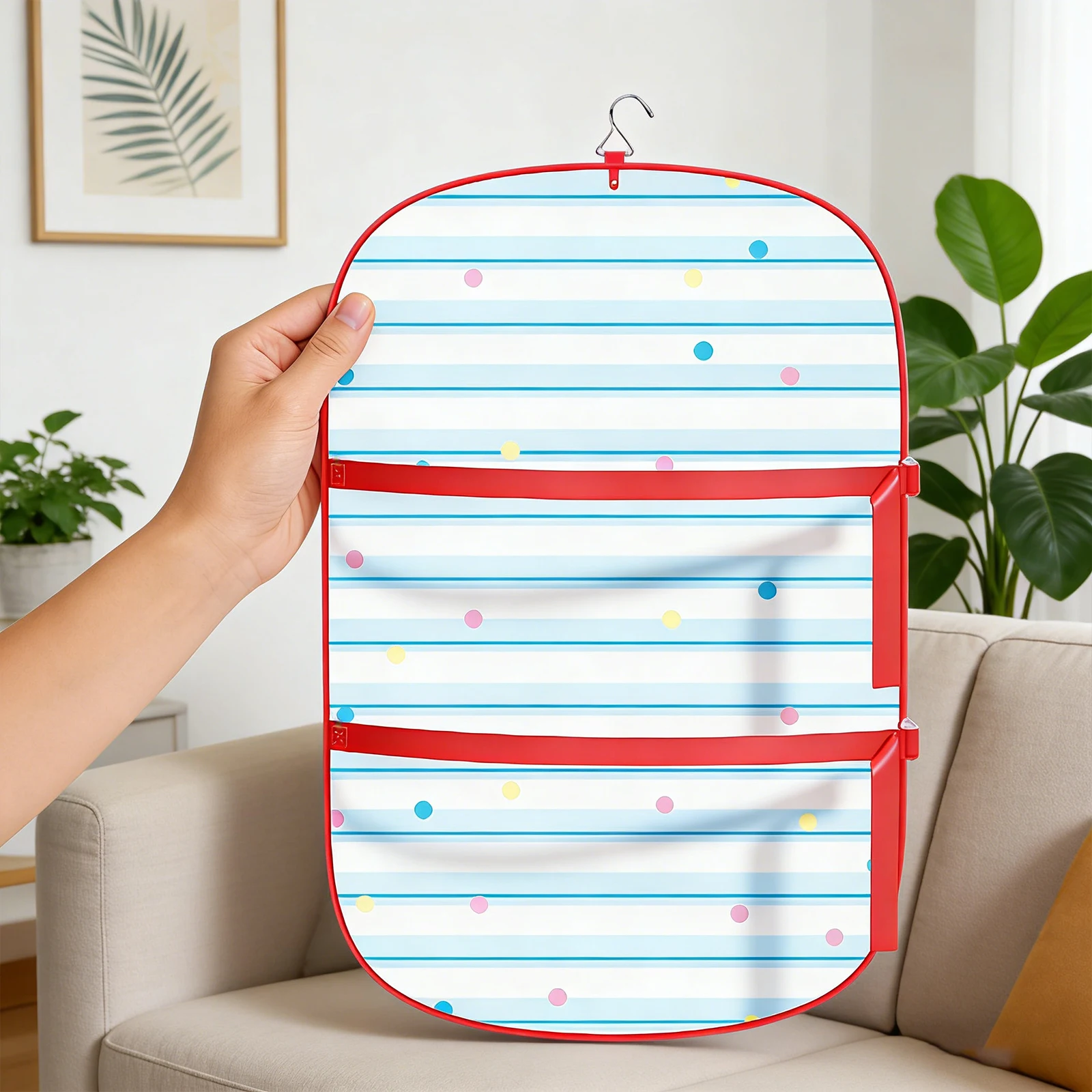 Clothes Compression Storage Board Lightweight Closet Press Board Organizer Reusable with Hook for Down Coat Suit Dress Or Jacket
